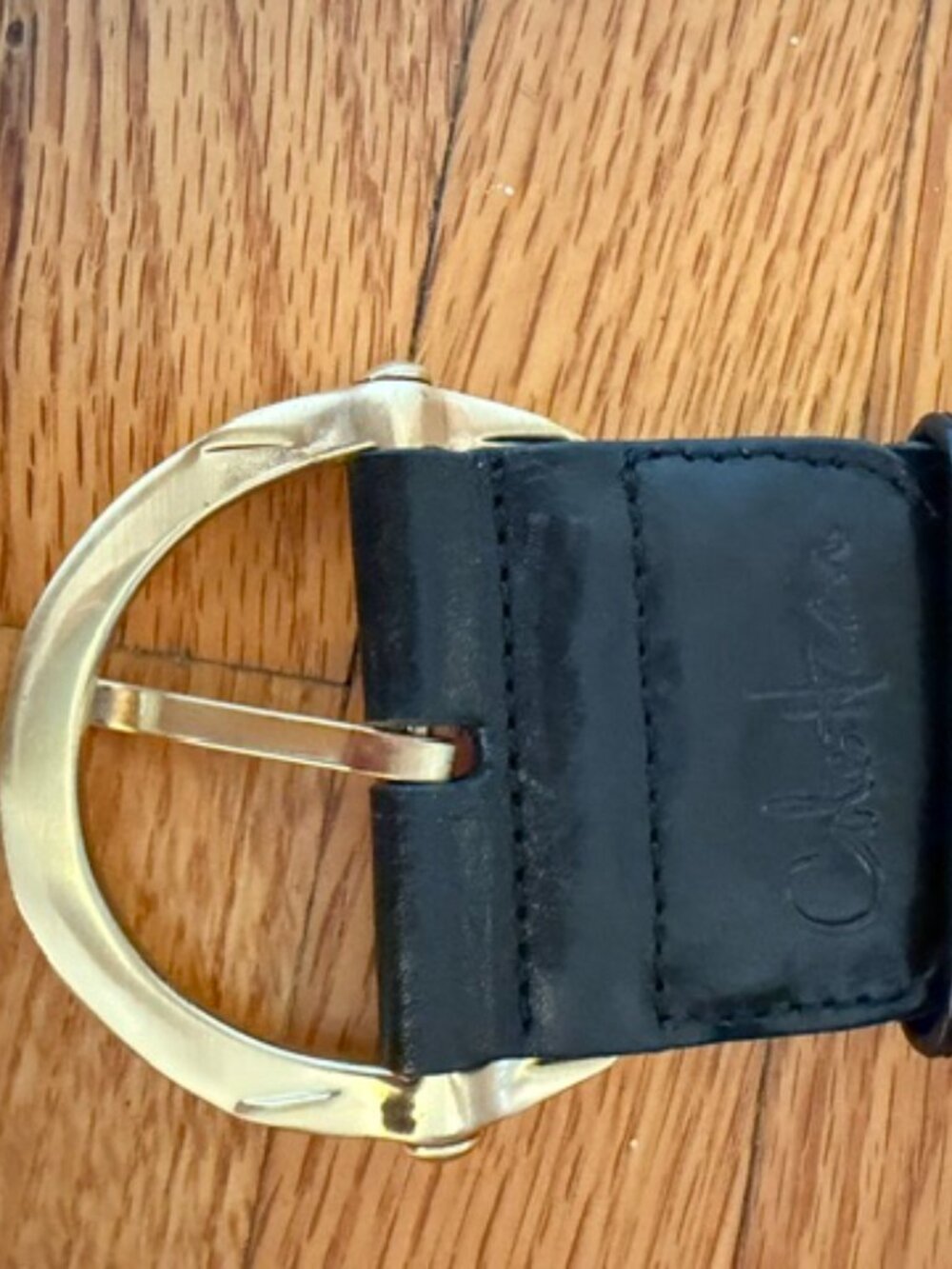 Cole Haan black leather belt